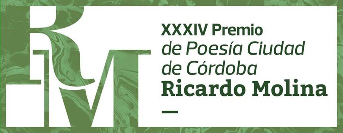 Cartel del XXXIV Premio de Poesía Ciudad de Córdoba 'Ricardo Molina'.