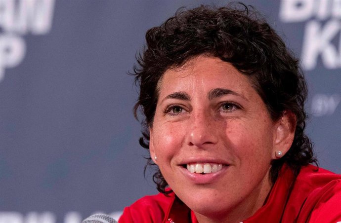 Archivo - Carla Suárez, capitana de la selección española de la Billie Jean King Cup