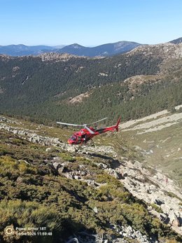 Rescate de un senderista.