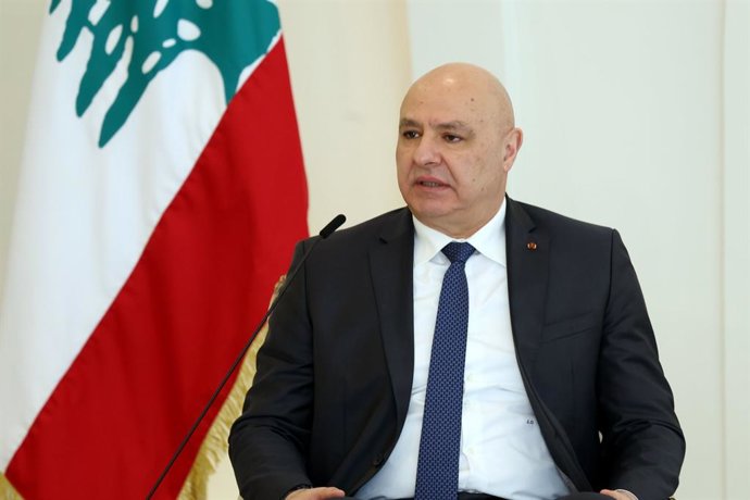 El presidente de Líbano, Joseph Aoun