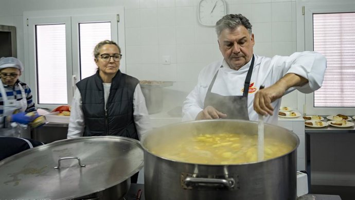 El chef Pepe Valadés del Catering Vía de la Plata