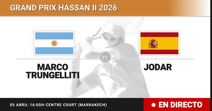 Marco Trungelliti - Rafael Jodar: resumen y estadísticas del partido de Final de Grand Prix Hassan II