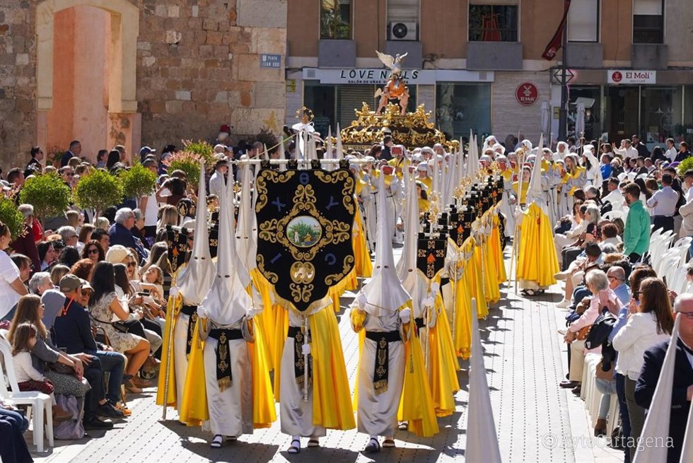 Procesión del Resucitado. Domingo de Resurrección. Semana Santa Cartagena 2026.