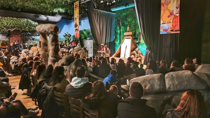 Espectáculo de Dinópolis durante la Semana Santa.