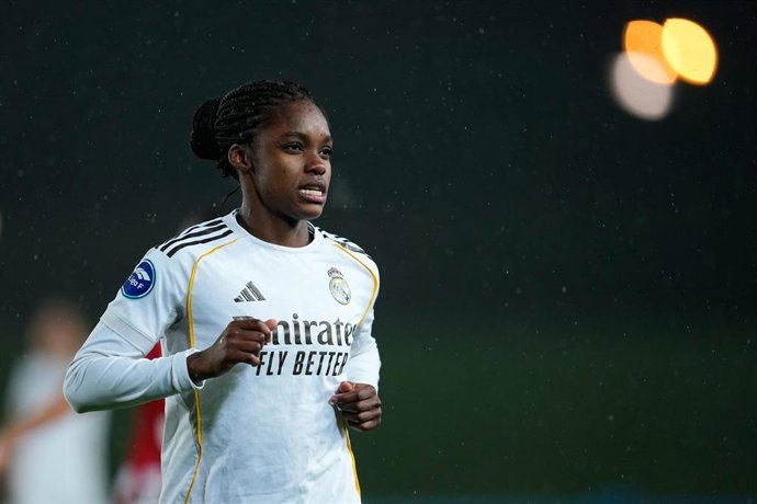 Archivo - Linda Caicedo durante un partido con el Real Madrid