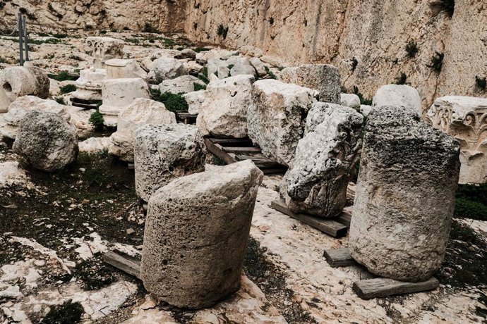Archivo - November 29, 2018 - Jerusalem, Israel - The Consul General of France in Jerusalem, Pierre Cochard, visits the Tombs of the Kings as part of a tour of French assets in Jerusalem. The Tombs of the Kings are a collection of rock cut tombs in East J