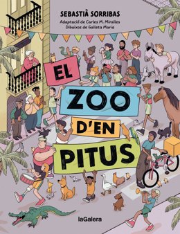 Cubierta de 'El zoo d'en Pitus' de Sebastià Sorribas en formato cómic