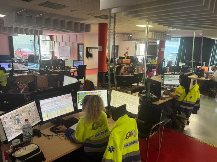 El Centro Coordinador de Urgencias se refuerza con más personal para atender todas las incidencias