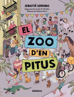 Coberta de 'El zoo d'en Pitus' de Sebastià Sorribas en format còmic