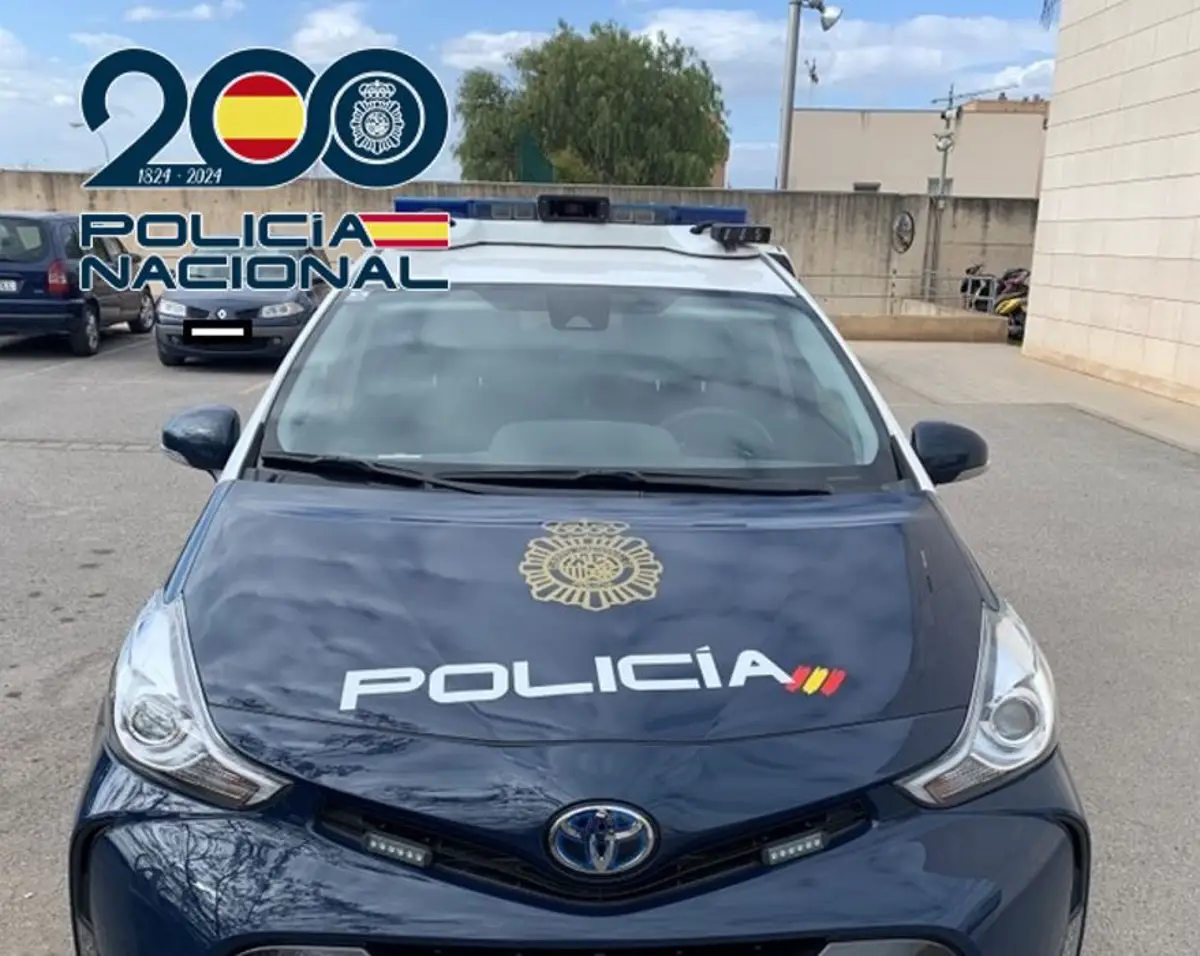 Vehículo policial en una imagen de archivo