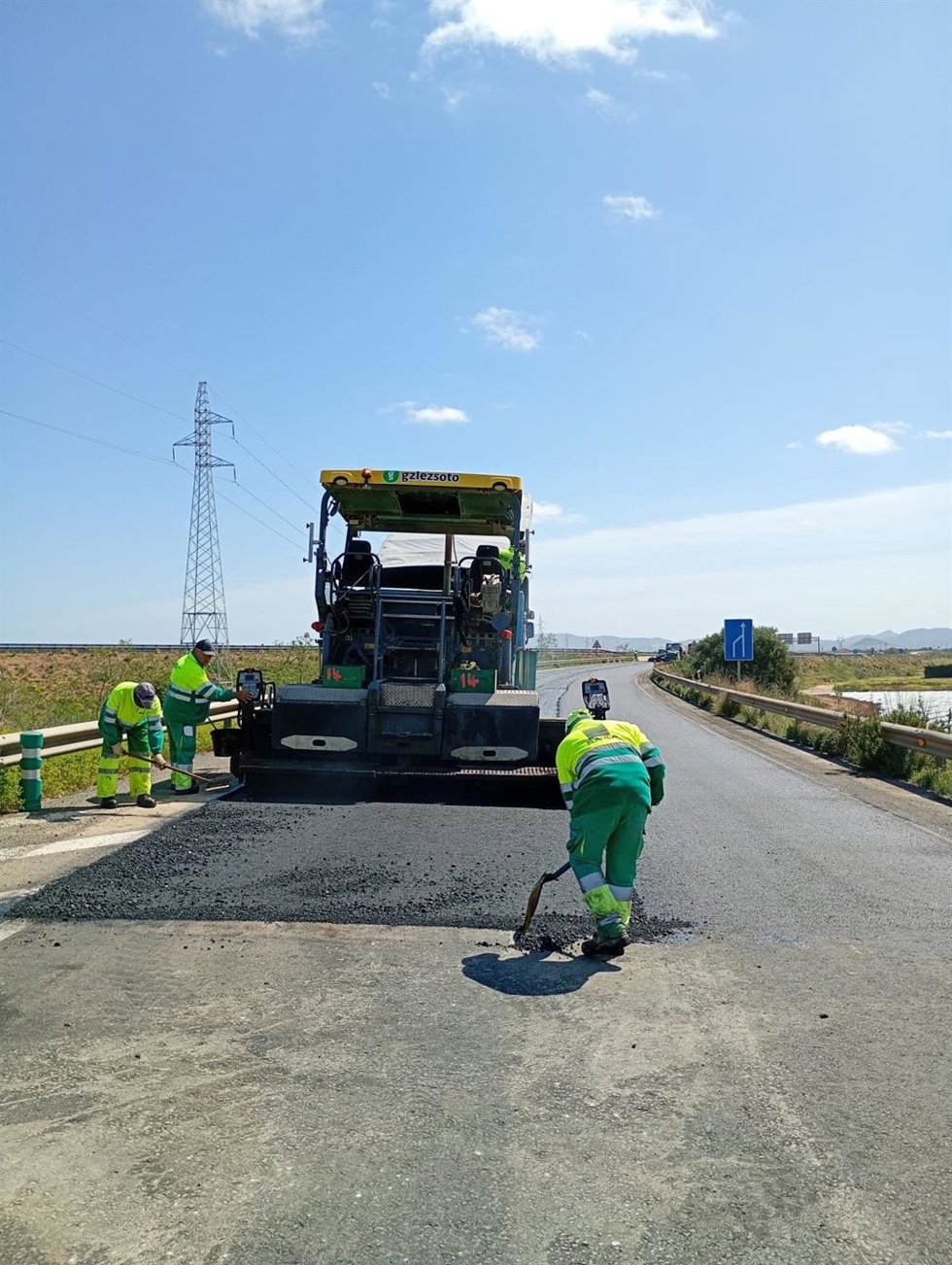 Obras de emergencia en la A-30
