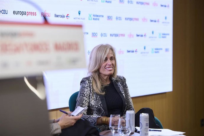 Archivo - La consejera de Economía, Hacienda y Empleo de la Comunidad de Madrid, Rocío Albert, durante un Desayuno Informativo Madrid, en el Auditorio Meeting Place, a 3 de febrero de 2026, en Madrid (España). El encuentro ha sido organizado por Europa Pr