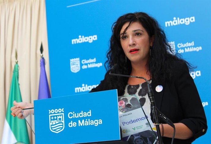 Archivo - La portavoz adjunta del grupo municipal Con Málaga, Toni Morillas, en una imagen de archivo. 