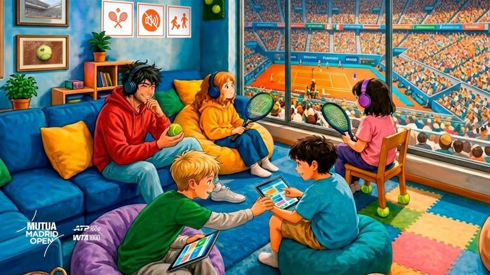 El Mutua Madrid Open refuerza su accesibilidad con medidas para personas con autismo