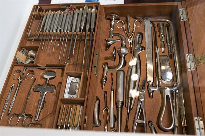 Archivo - INAUGURACIÓN EXPOSICIÓN HOSPITAL PROVINCIAL EN EL PALACIO DE SÁSTAGO.