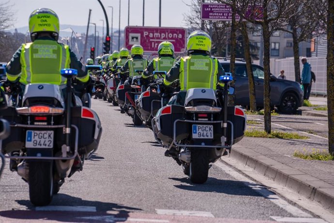 Imagen de archivo de un dispositivo especial de la Guardia Civil