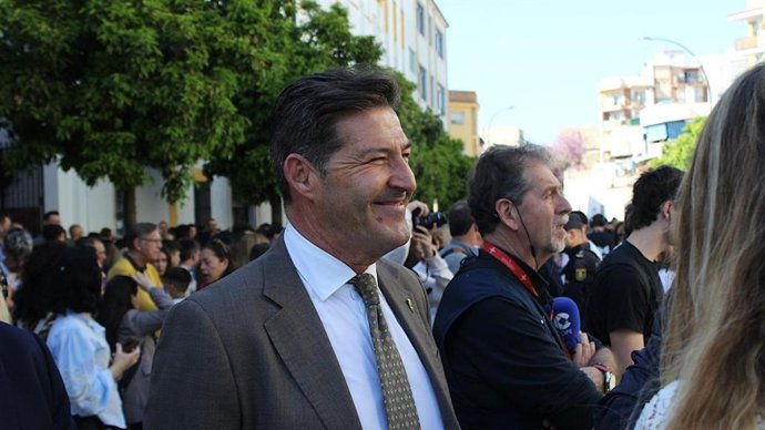 El portavoz del grupo municipal de Vox, Antonio Alcázar, en una imagen de archivo.