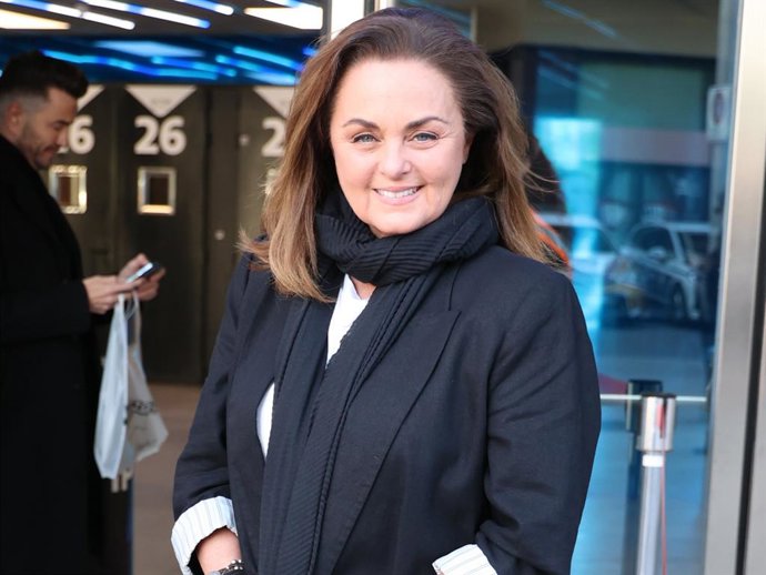 Carmen Morales llega al Movistar Arena para asistir al concierto de Rosalía