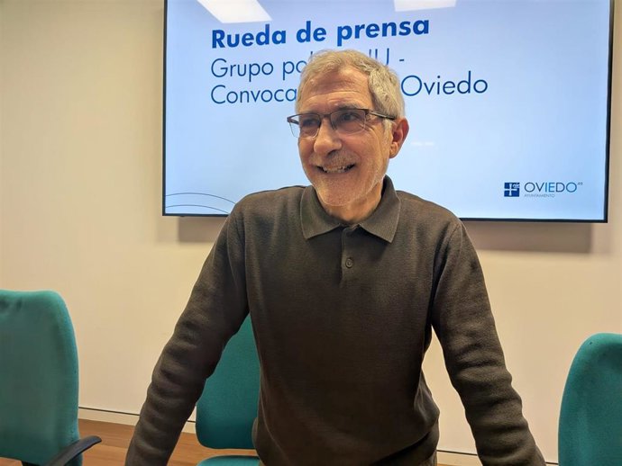 El portavoz de IU-Convocatoria por Oviedo, Gaspar Llamazares