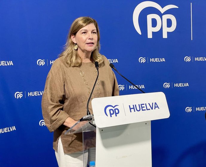 La secretaria general del PP de Huelva, Berta Centeno.