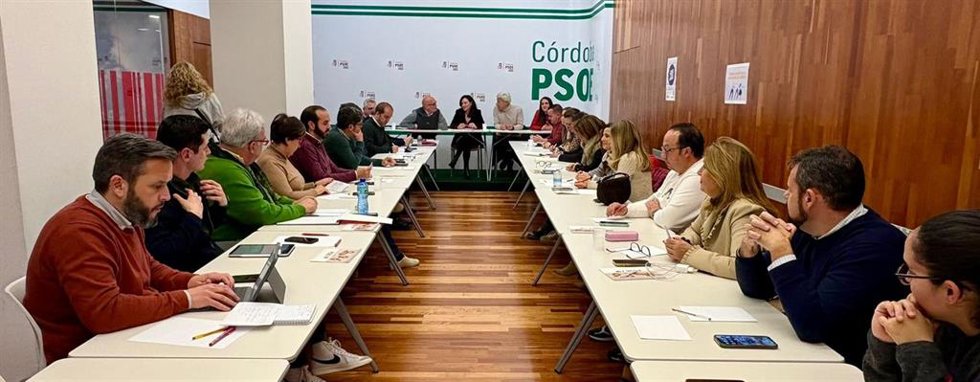 Archivo - Reunión de la ejecutiva provincial del PSOE de Córdoba, en una imagen de archivo.