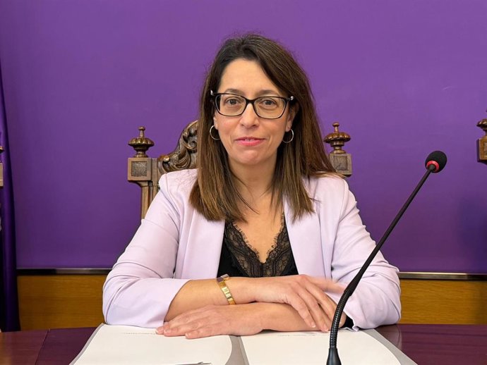 Archivo - La secretaria de Política Municipal de la agrupación local del PSOE de Jaén, África Colomo.