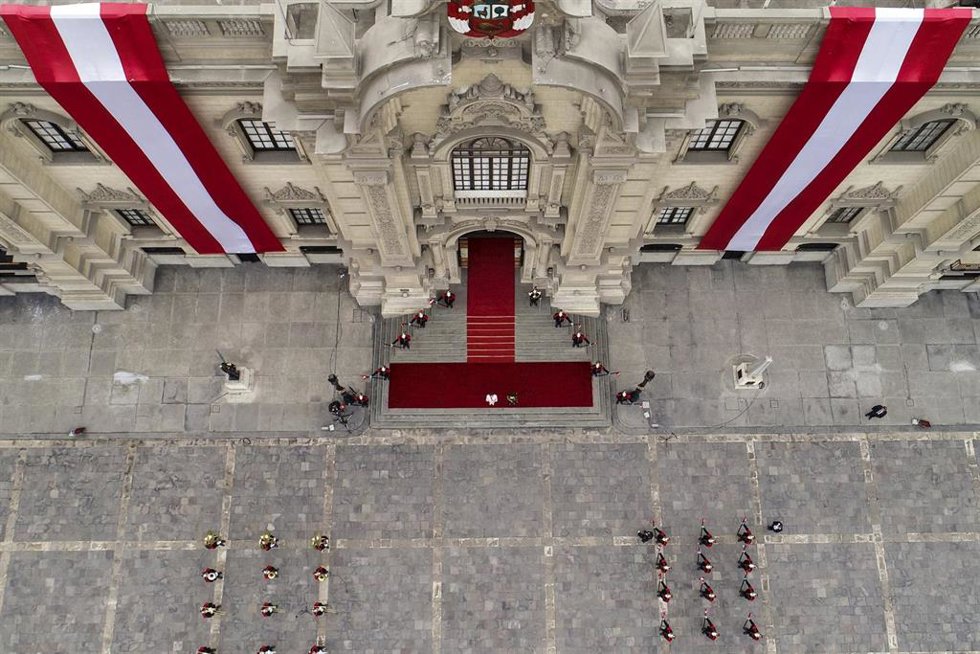 Archivo - Celebraciones para conmemorar el Día de la Independencia de Perú.