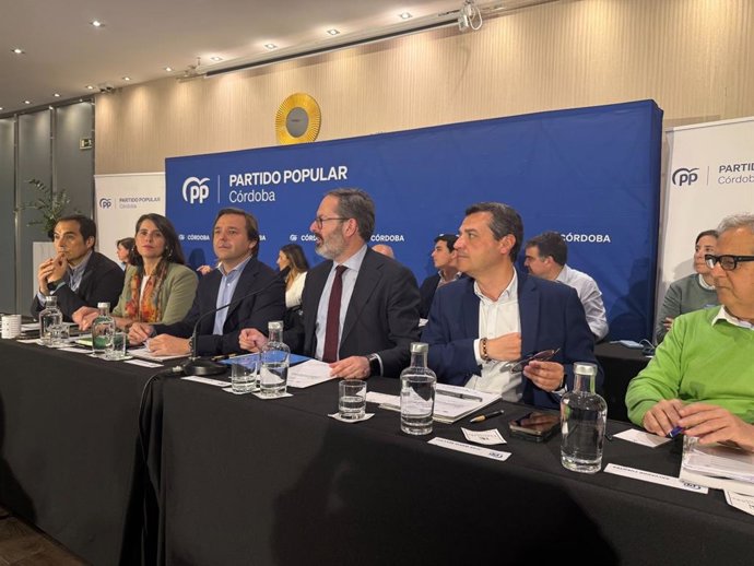 Celebración de la Junta Directiva del PP de Córdoba.