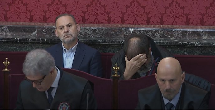 José Luis Ábalos y Koldo García en el juicio en el Supremo