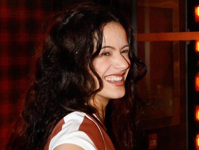 Rosalía llegando al estaurante de Dabiz Muñoz tras su último concierto en Madrid