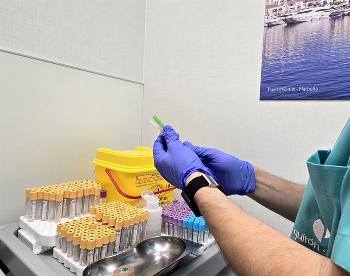 Analítica en una imagen de archivo.