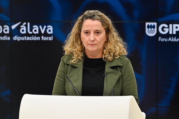 Archivo - La diputada foral de Hacienda y Finanzas de Gipuzkoa, Itziar Agirre.