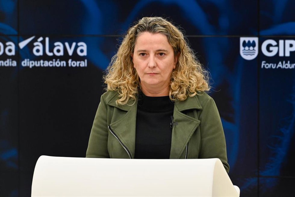 Archivo - La diputada foral de Hacienda y Finanzas de Gipuzkoa, Itziar Agirre.