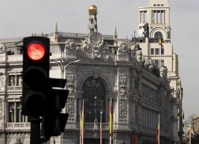 Archivo - Fachada del Banco de España, a 1 de abril de 2025, en Madrid (España). 