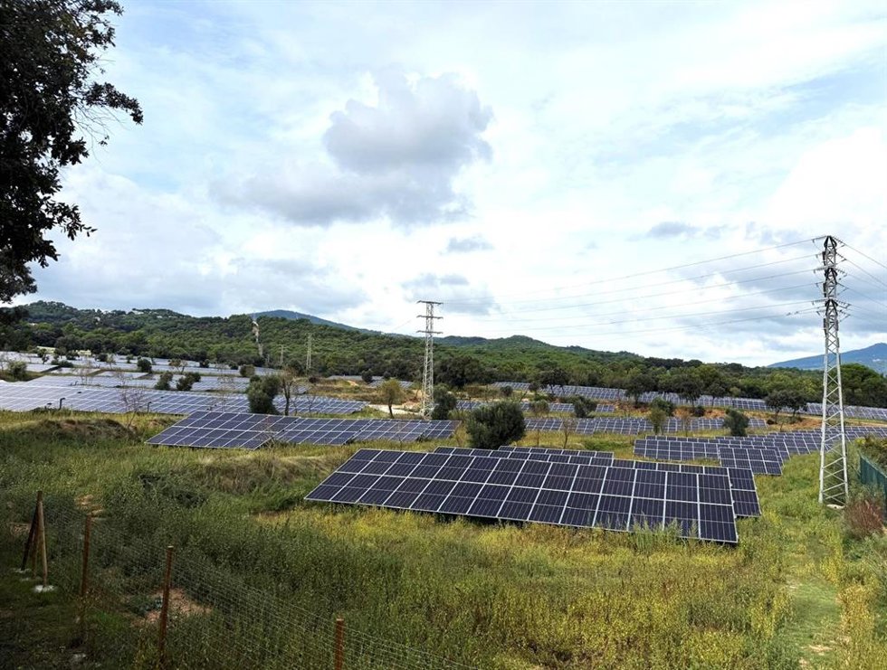Instalación solar en la Garriga (Barcelona).