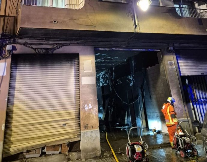 Imatge del taller afectat