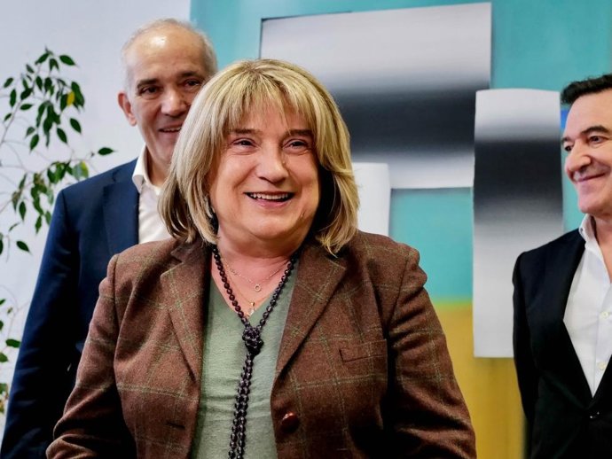 La consejera de Educación, Cultura y Deporte del Gobierno de Aragón en funciones, Tomasa Hernández.