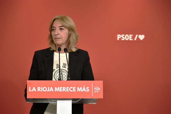 La diputada del PSOE riojana, María Somalo.