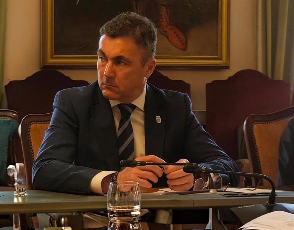 El concejal delegado de Servicios Básicos de Oviedo, Daniel Tarrio.