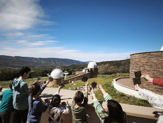 Una de las visitas al parque