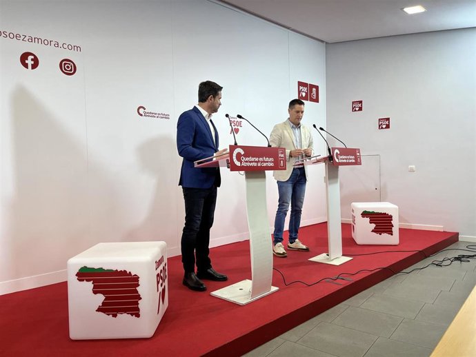 Rueda del prensa del secretario de Organización del PSOE, Daniel de la Rosa