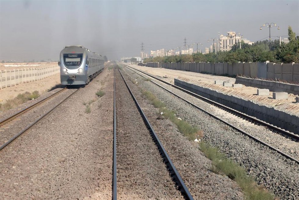 Archivo - Un tren en Irán (archivo)