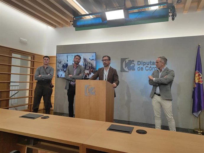 Félix Romero interviene en la presentación de la VI Feria de la Montería de Obejo.