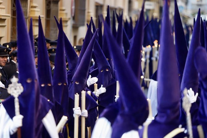 Procesión en Málaga en una imagen de archivo. 