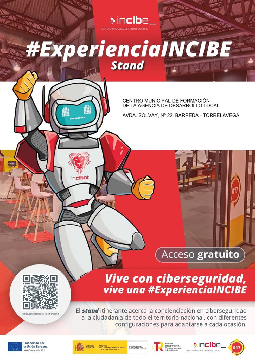 Cartel 'ExperienciaINCIBE'.
