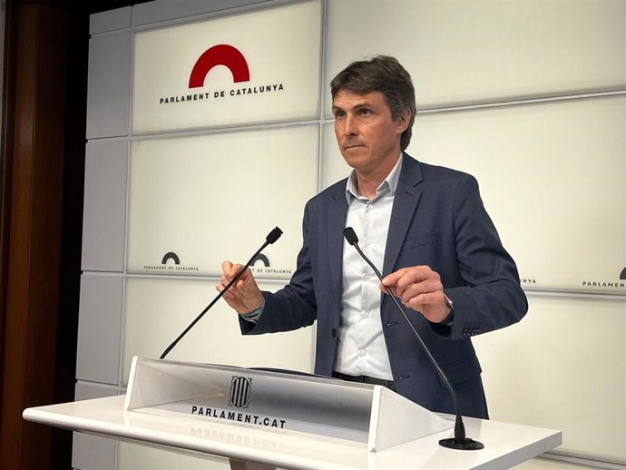 El portavoz de Junts en el Parlament, Salvador Vergés