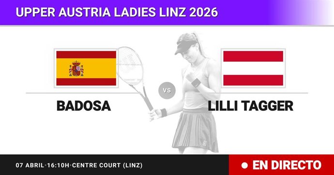 Paula Badosa - Lilli Tagger: resumen y estadísticas del partido de Dieciseisavos de final de Upper Austria Ladies Linz