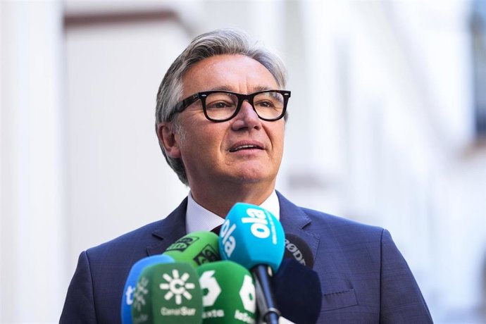 El candidato de Vox a la Presidencia de la Junta, Manuel Gavira (Fotografía de Archivo)