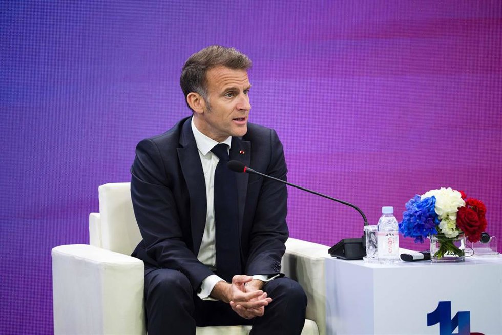 El presidente francés, Emmanuel Macron