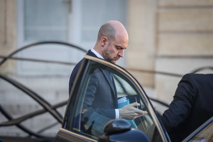 Arxiu - El ministre d'Exteriors de França, Jean-Noel Barrot, després d'una reunió en el Palau de l'Elisi.